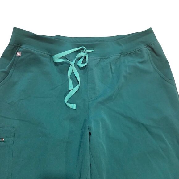 Figs Green Zamora Jogger Scrub Pants - Picture 3 of 12